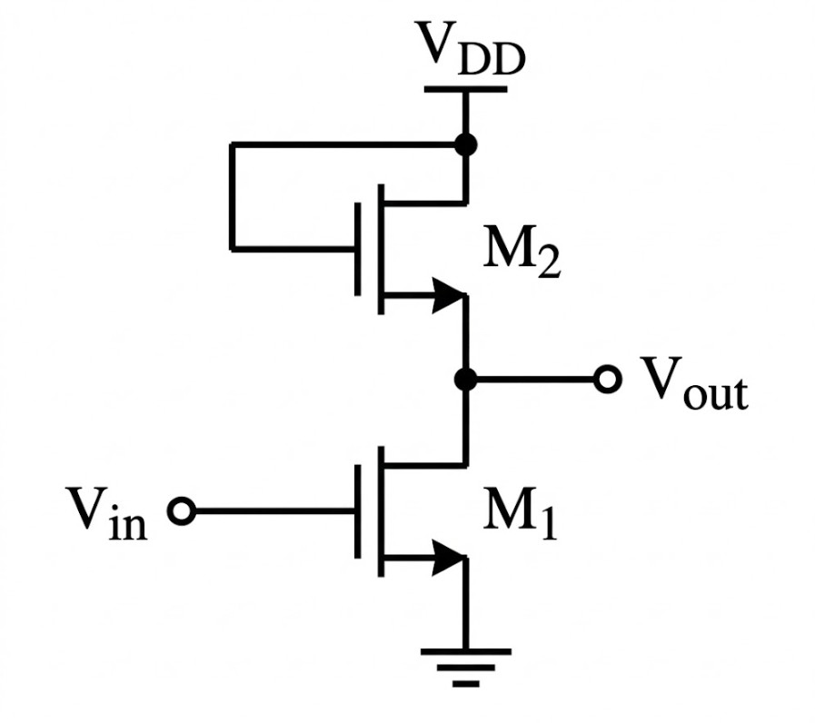 CS Amplifier with Diode Connected Load